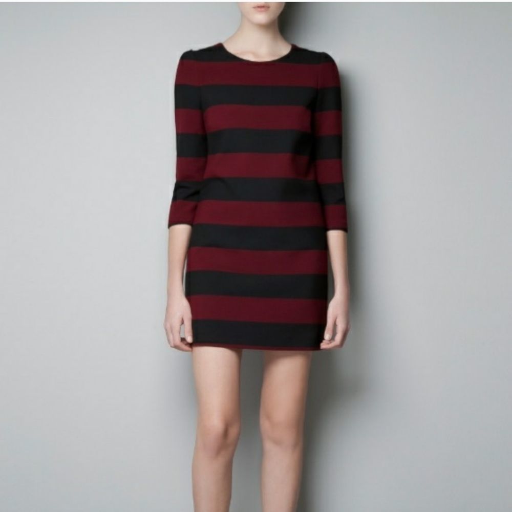 Zara Striped Mini Dress